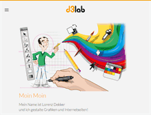 Tablet Screenshot of d3lab.de